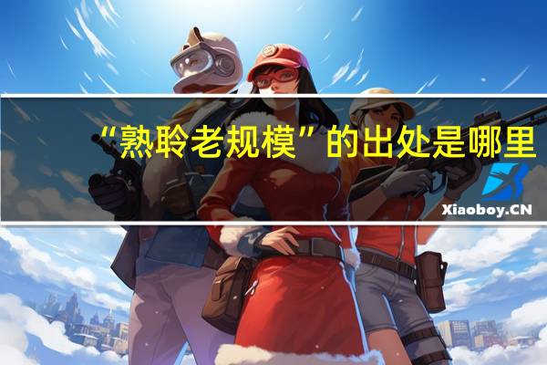 “熟聆老规模”的出处是哪里