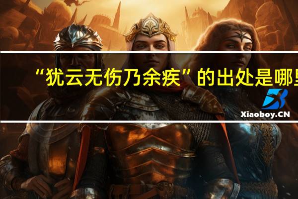 “犹云无伤乃余疾”的出处是哪里