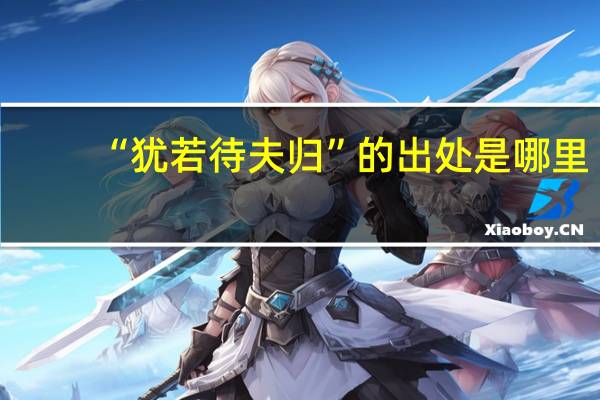 “犹若待夫归”的出处是哪里