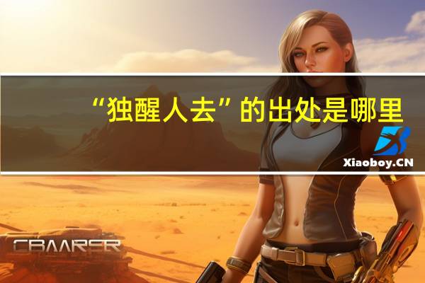 “独醒人去”的出处是哪里