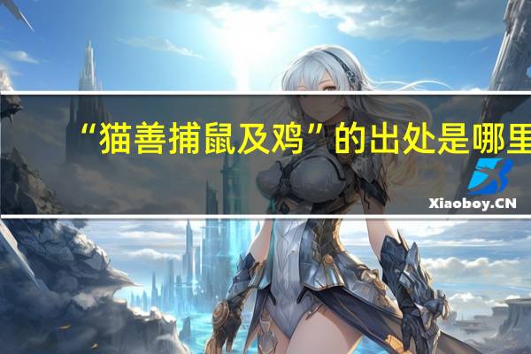 “猫善捕鼠及鸡”的出处是哪里