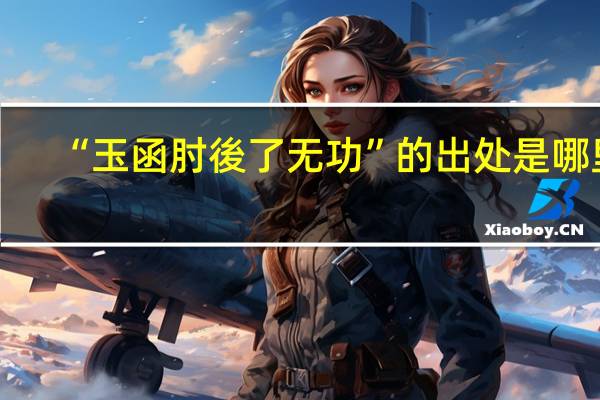 “玉函肘後了无功”的出处是哪里