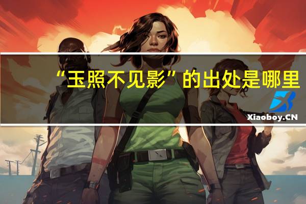 “玉照不见影”的出处是哪里