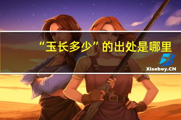 “玉长多少”的出处是哪里
