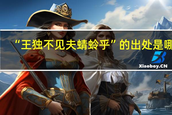 “王独不见夫蜻蛉乎”的出处是哪里