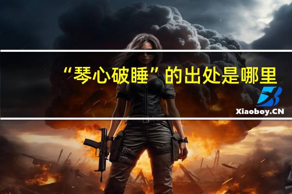 “琴心破睡”的出处是哪里