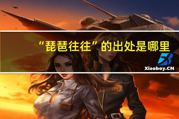 “琵琶往往”的出处是哪里