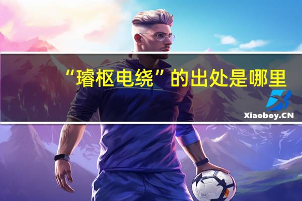 “璿枢电绕”的出处是哪里