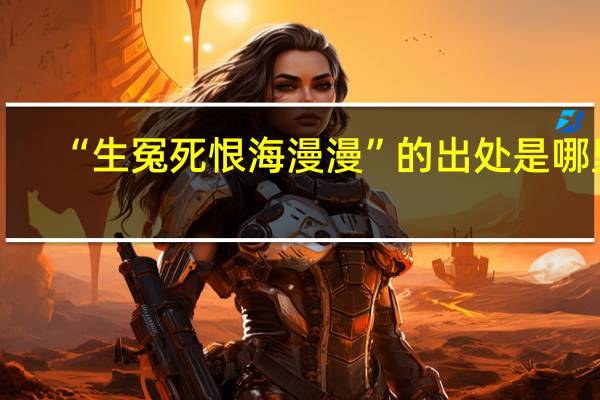 “生冤死恨海漫漫”的出处是哪里