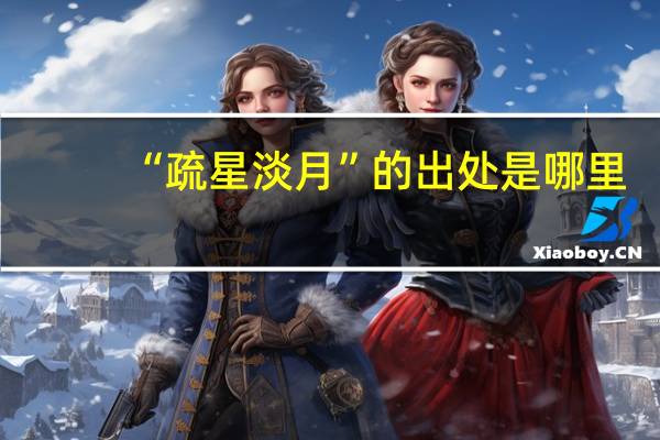“疏星淡月”的出处是哪里