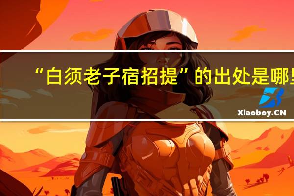 “白须老子宿招提”的出处是哪里