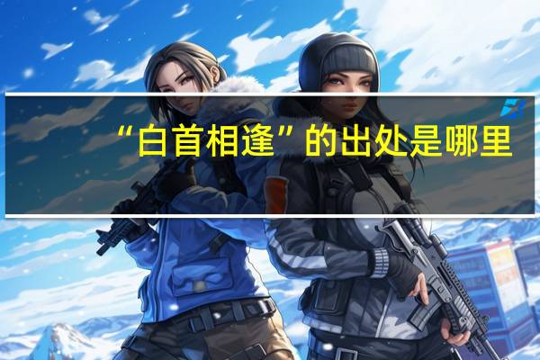 “白首相逢”的出处是哪里