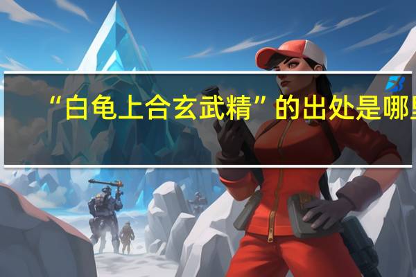 “白龟上合玄武精”的出处是哪里