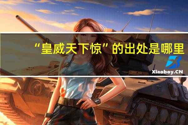 “皇威天下惊”的出处是哪里