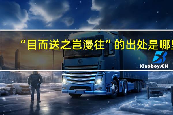 “目而送之岂漫往”的出处是哪里