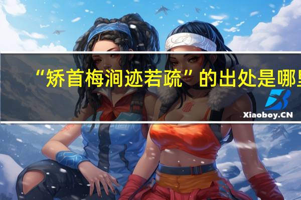 “矫首梅涧迹若疏”的出处是哪里