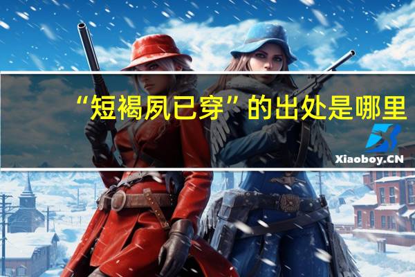 “短褐夙已穿”的出处是哪里