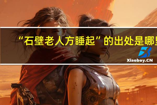 “石壁老人方睡起”的出处是哪里