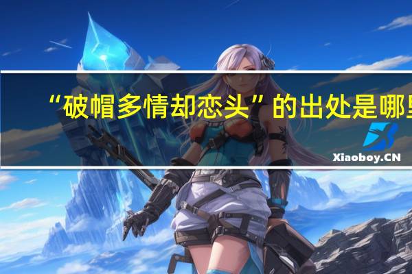 “破帽多情却恋头”的出处是哪里