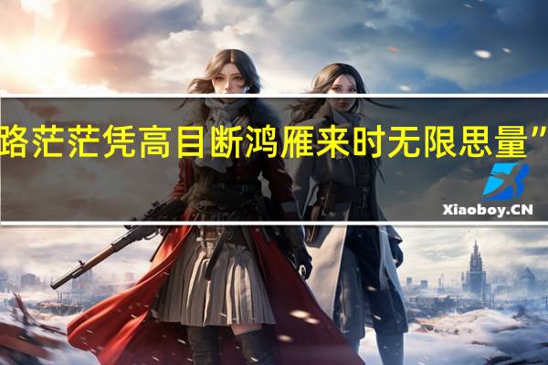 “碧天长路茫茫凭高目断鸿雁来时无限思量”的出处是哪里