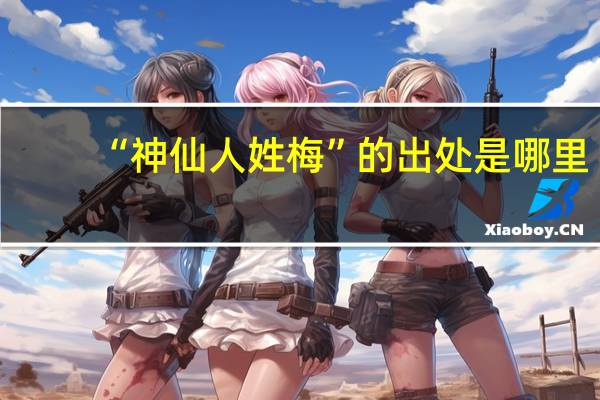“神仙人姓梅”的出处是哪里