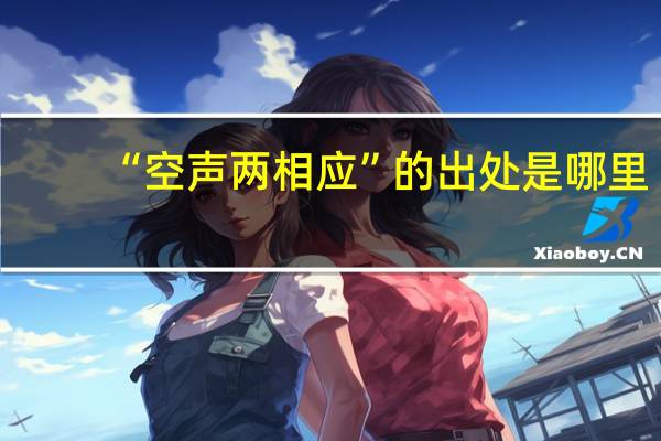 “空声两相应”的出处是哪里