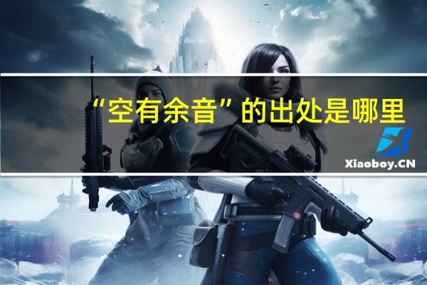 “空有余音”的出处是哪里