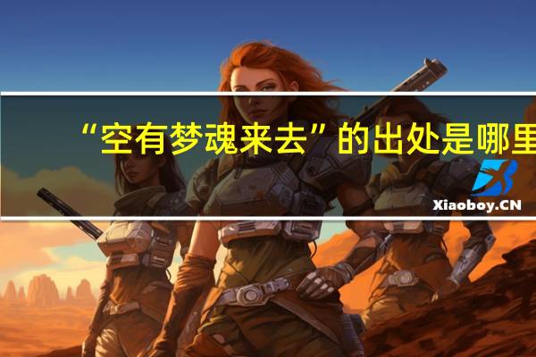 “空有梦魂来去”的出处是哪里