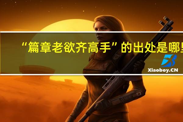 “篇章老欲齐高手”的出处是哪里