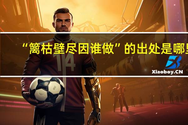 “篱枯壁尽因谁做”的出处是哪里