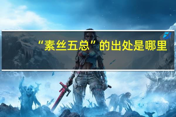 “素丝五总”的出处是哪里