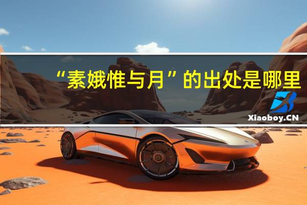 “素娥惟与月”的出处是哪里