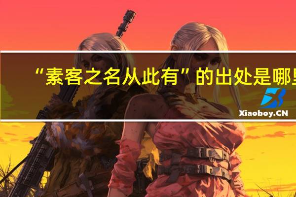 “素客之名从此有”的出处是哪里