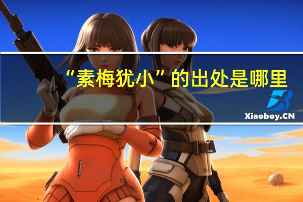 “素梅犹小”的出处是哪里