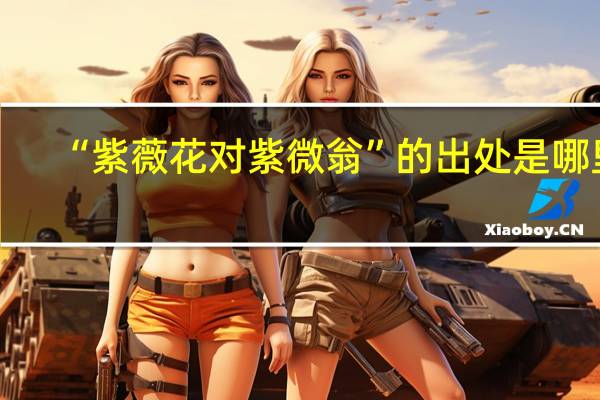 “紫薇花对紫微翁”的出处是哪里