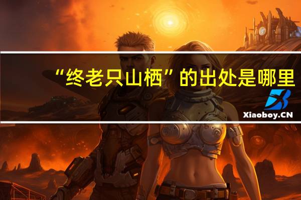 “终老只山栖”的出处是哪里