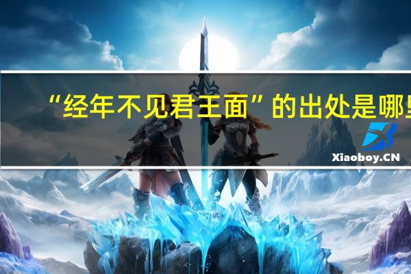 “经年不见君王面”的出处是哪里