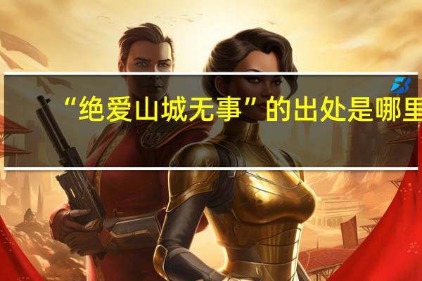 “绝爱山城无事”的出处是哪里