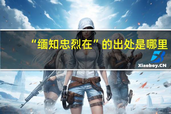 “缅知忠烈在”的出处是哪里