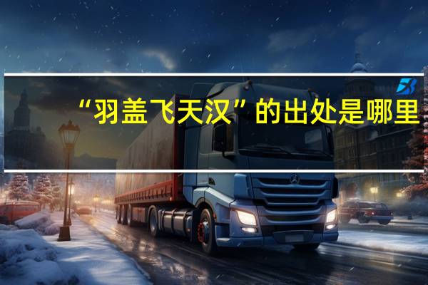 “羽盖飞天汉”的出处是哪里