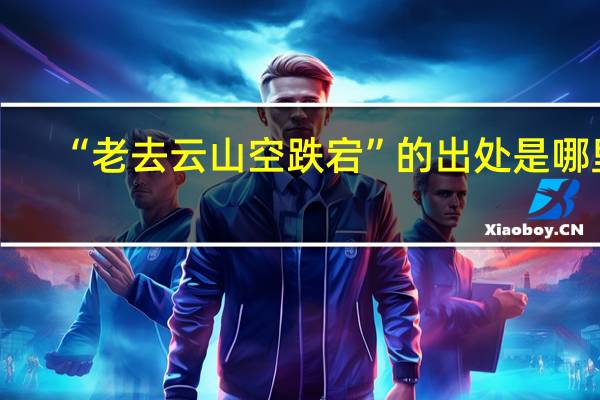 “老去云山空跌宕”的出处是哪里