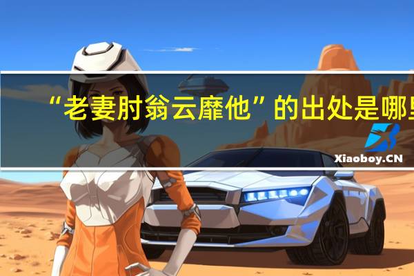 “老妻肘翁云靡他”的出处是哪里