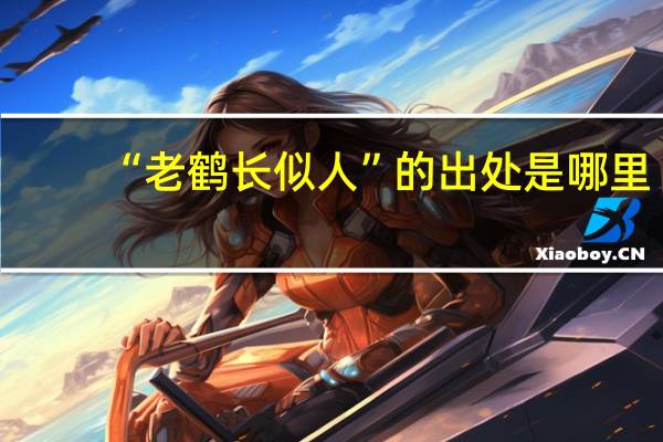 “老鹤长似人”的出处是哪里