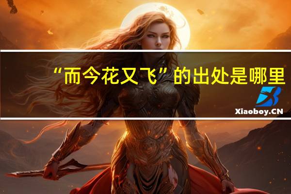 “而今花又飞”的出处是哪里