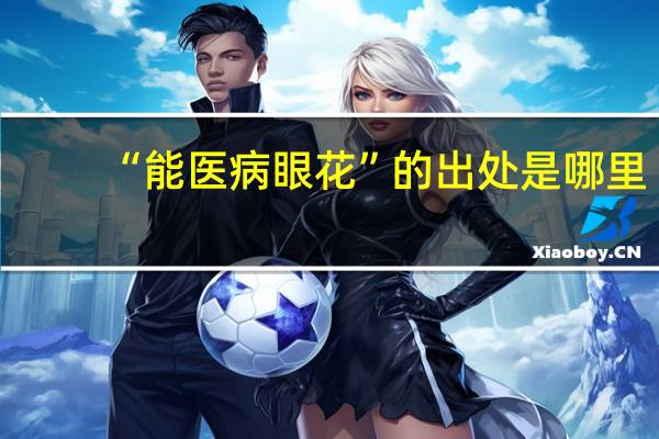 “能医病眼花”的出处是哪里