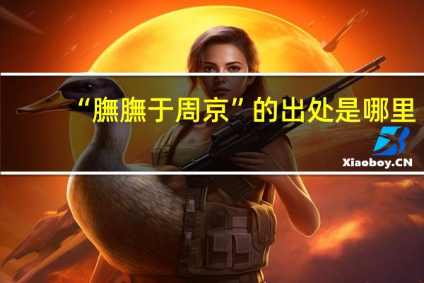 “膴膴于周京”的出处是哪里