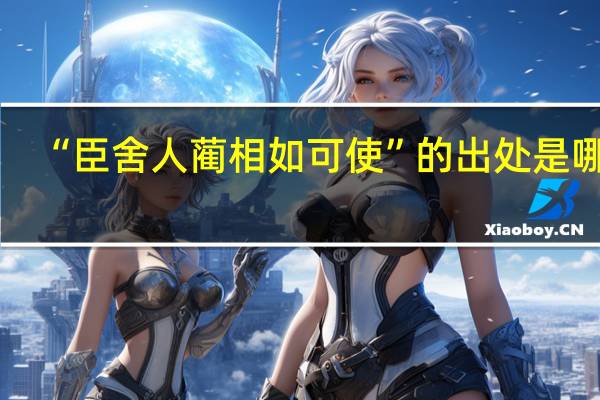 “臣舍人蔺相如可使”的出处是哪里