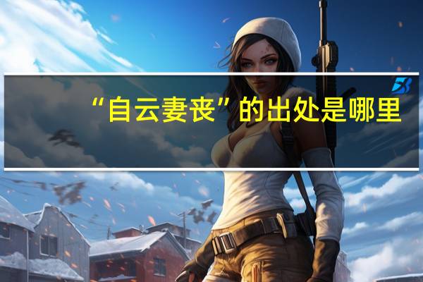 “自云妻丧”的出处是哪里