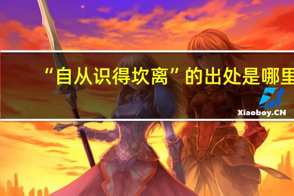 “自从识得坎离”的出处是哪里