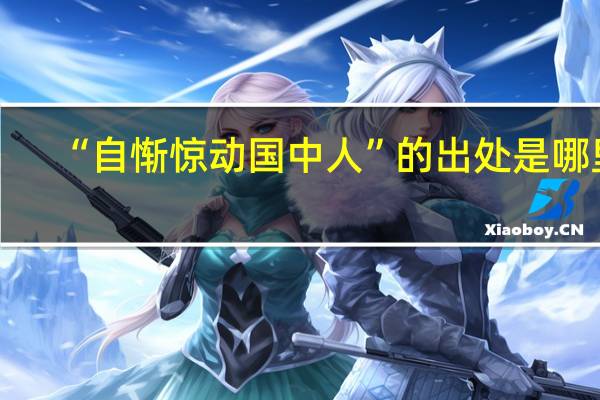 “自惭惊动国中人”的出处是哪里